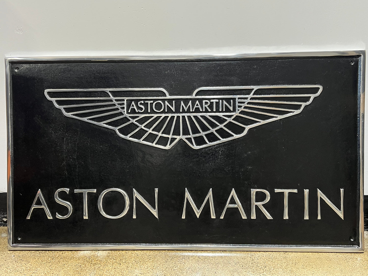 Large Aston Martin Sign (Aluminum)