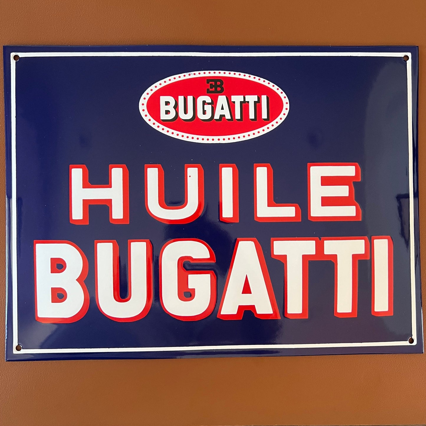 Huile Bugatti - Wall Sign