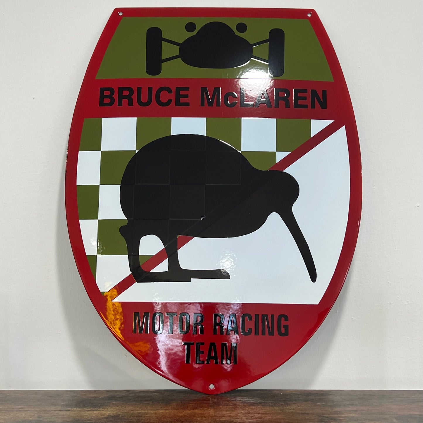 Bruce McLaren Racing Team Sign