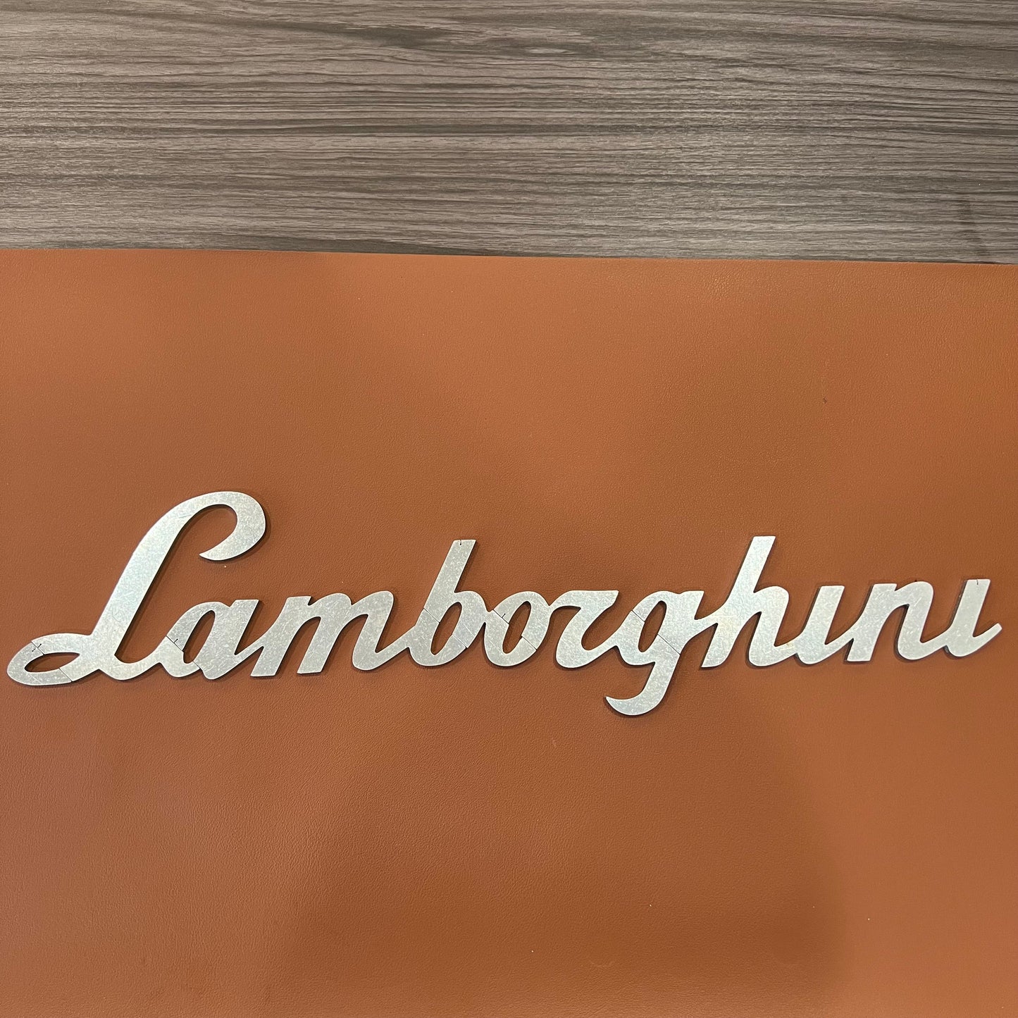 Lamborghini Script (Metal Letters)