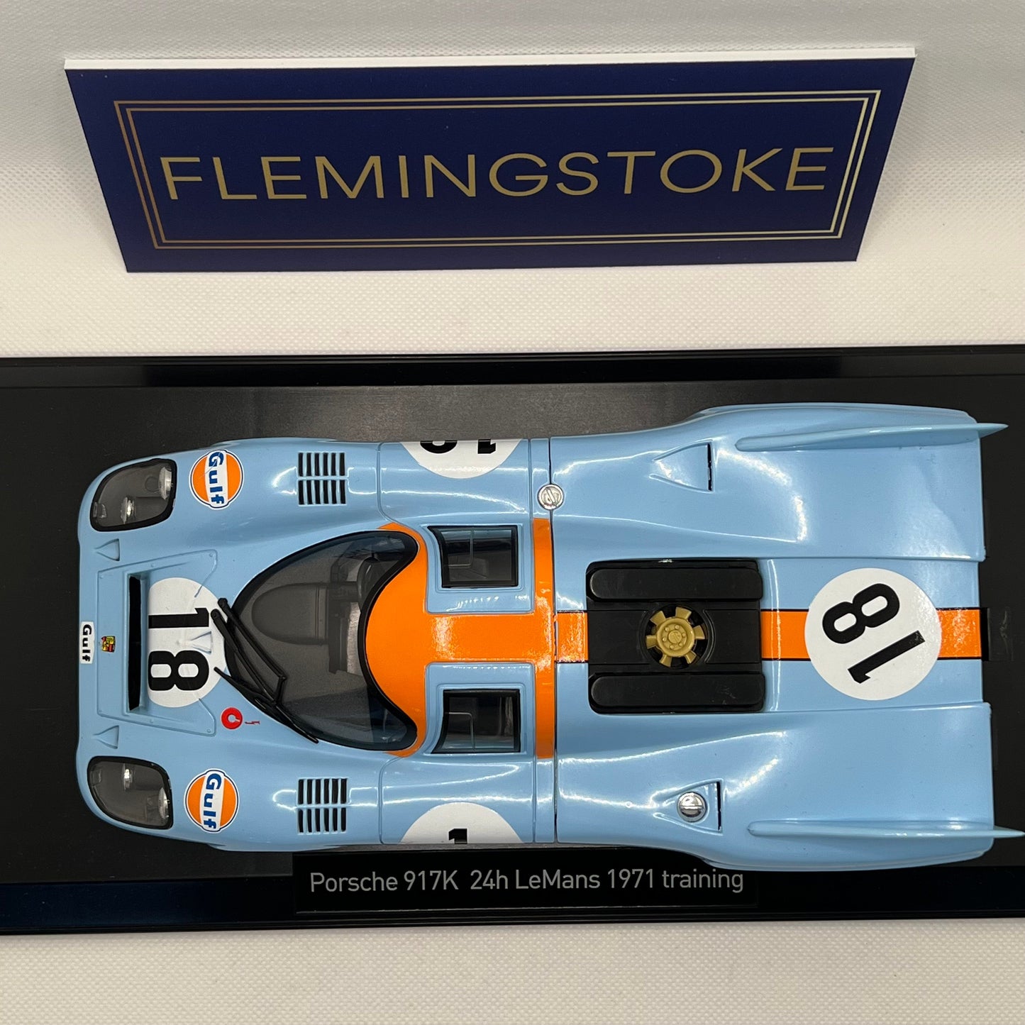 1971 Gulf Porsche 917K - Le Mans Training Session - Norev 1/18