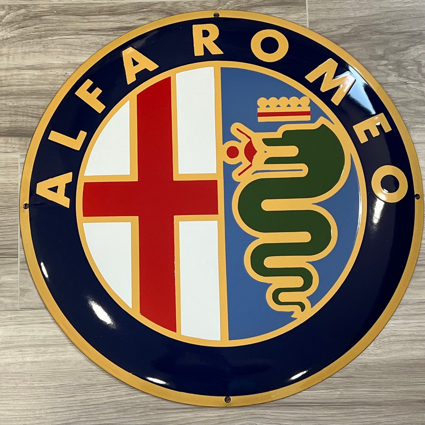 Alfa Romeo Sign - Enamel (2000s)