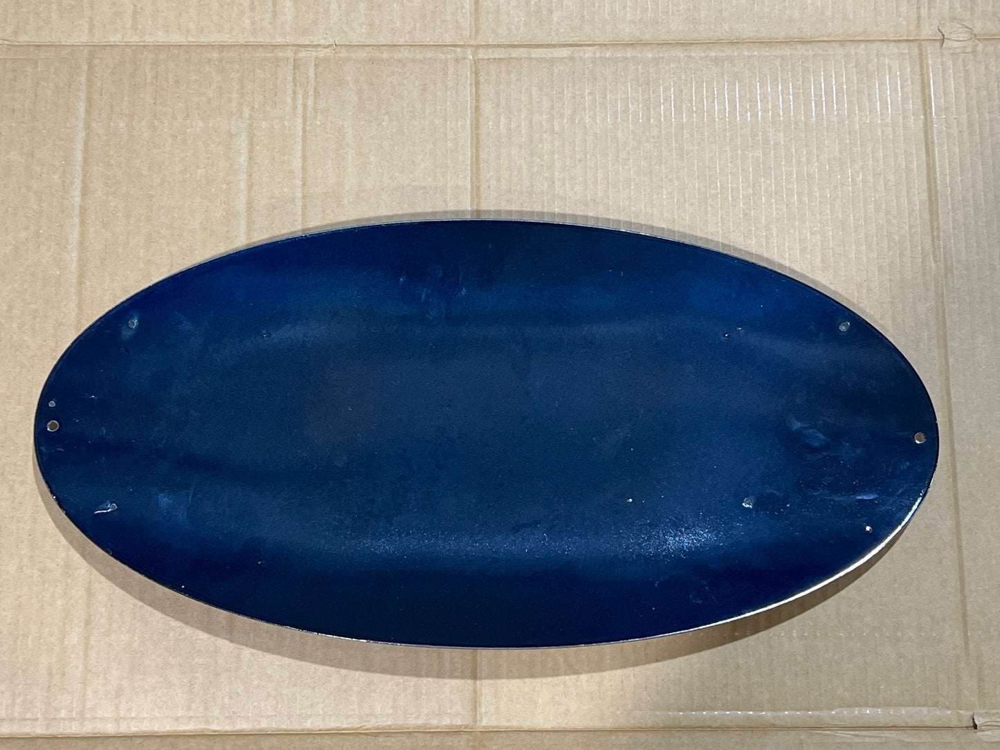 Convex Bugatti Sign in Enamel