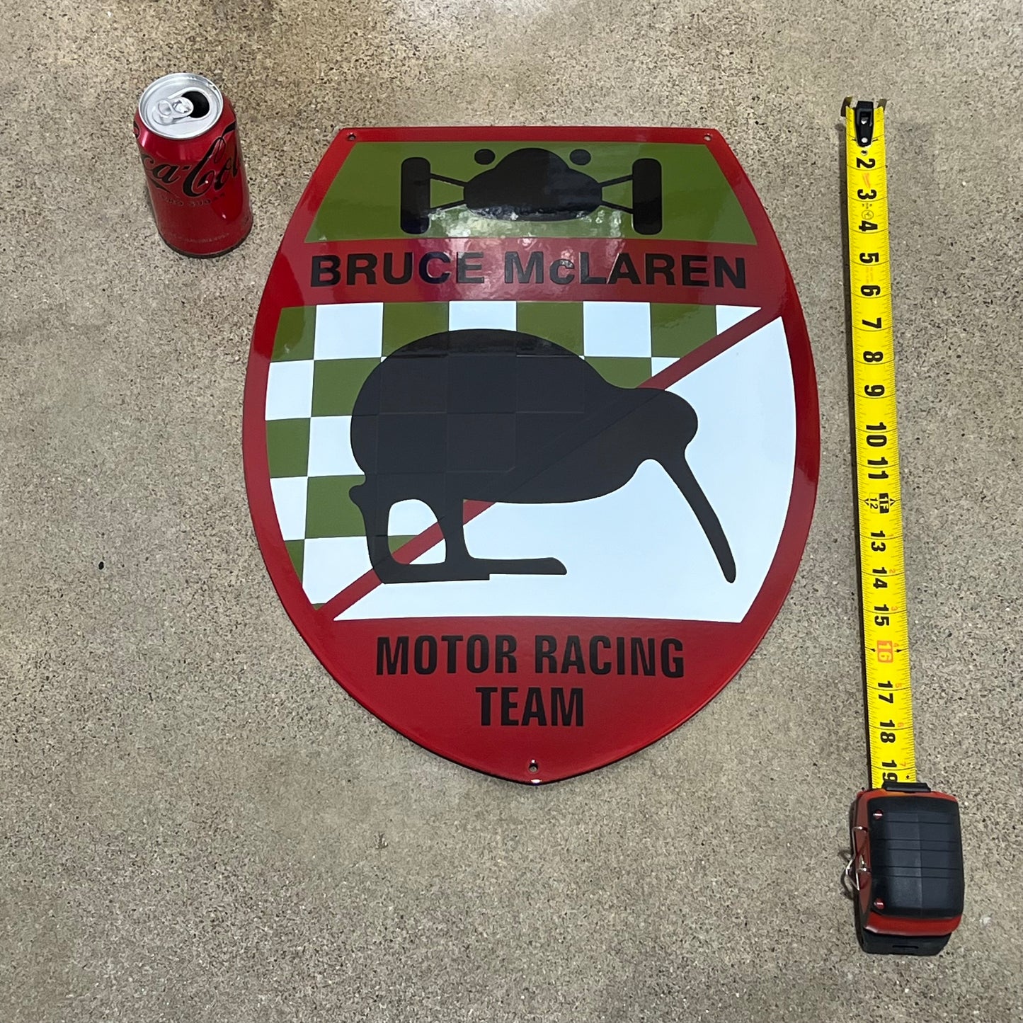 Bruce McLaren Racing Team Sign
