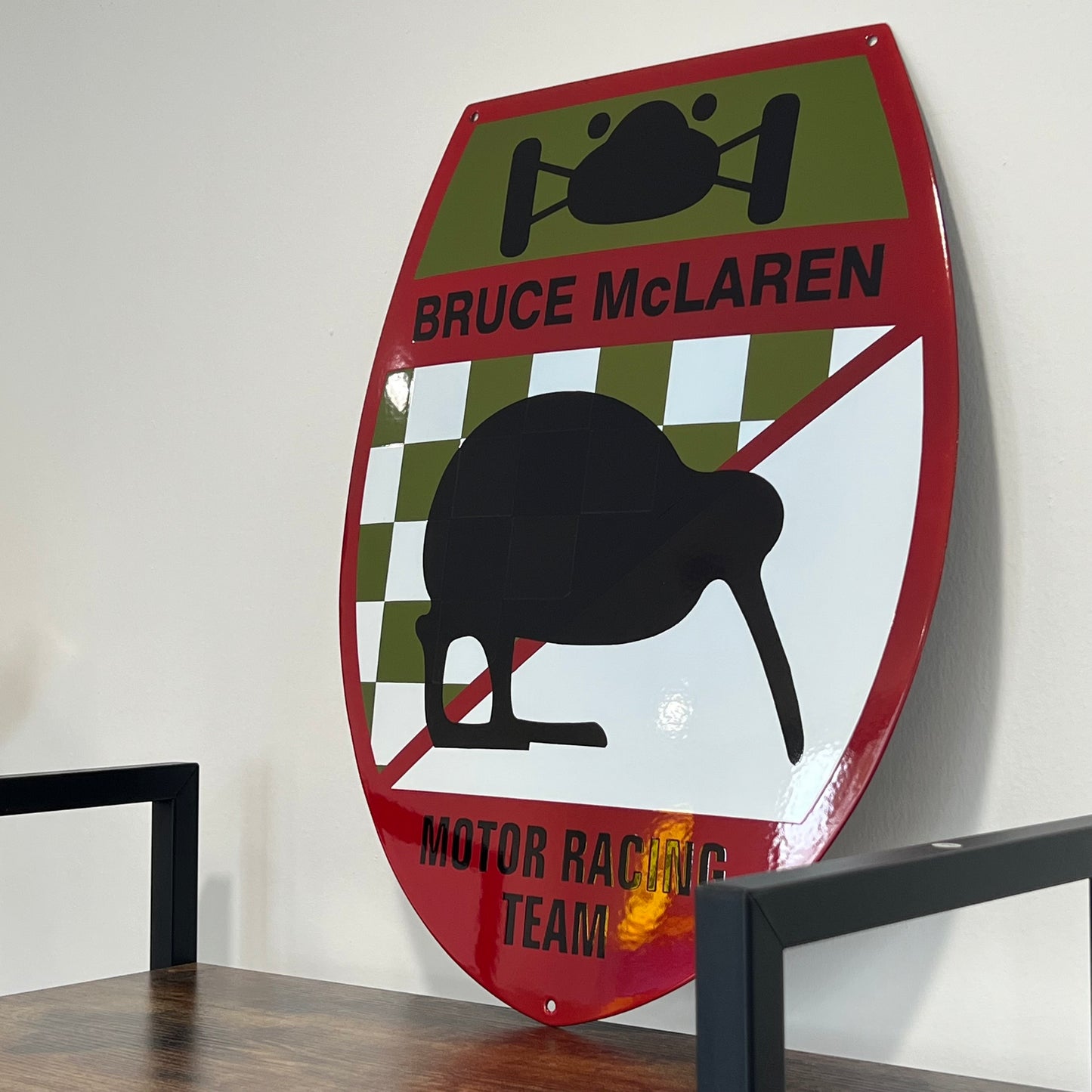 Bruce McLaren Racing Team Sign