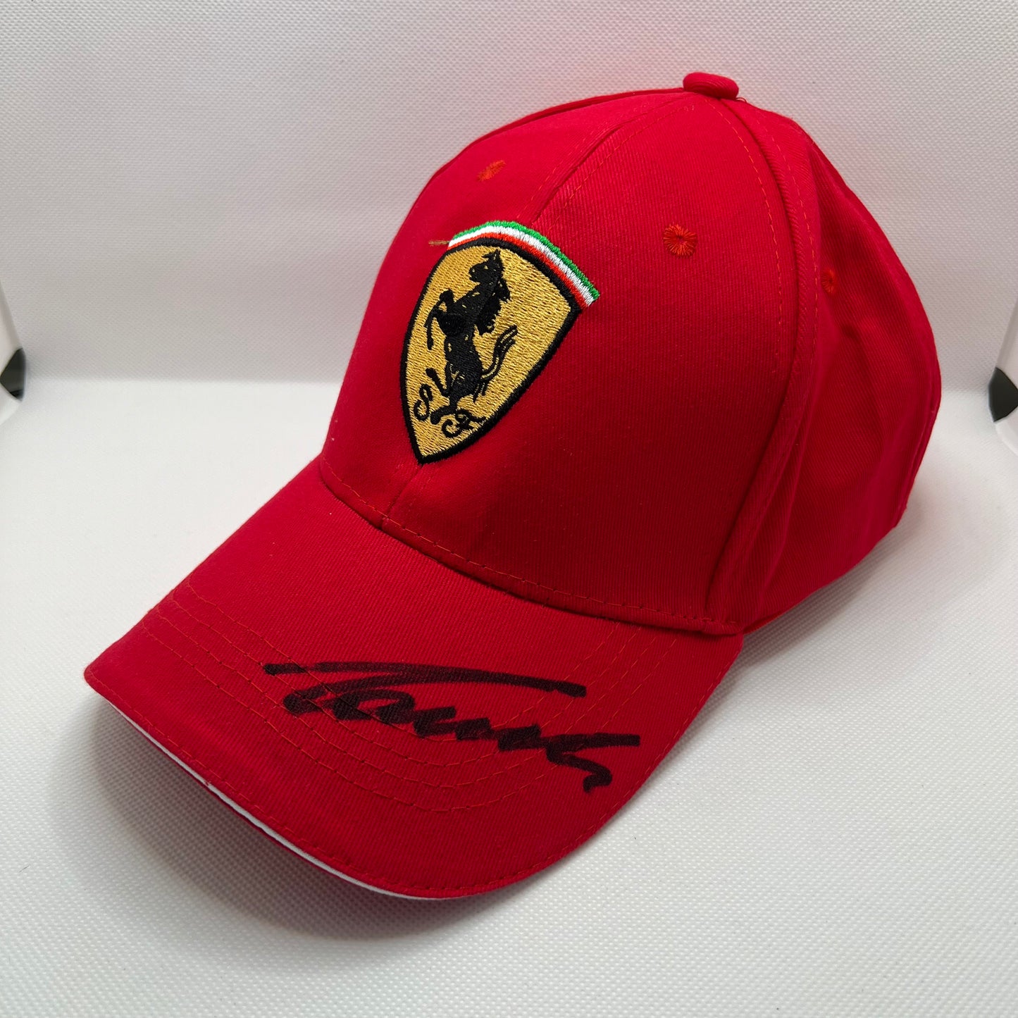 Ferrari Cap Signed By Niki Lauda (With Certificate of Authenticity)