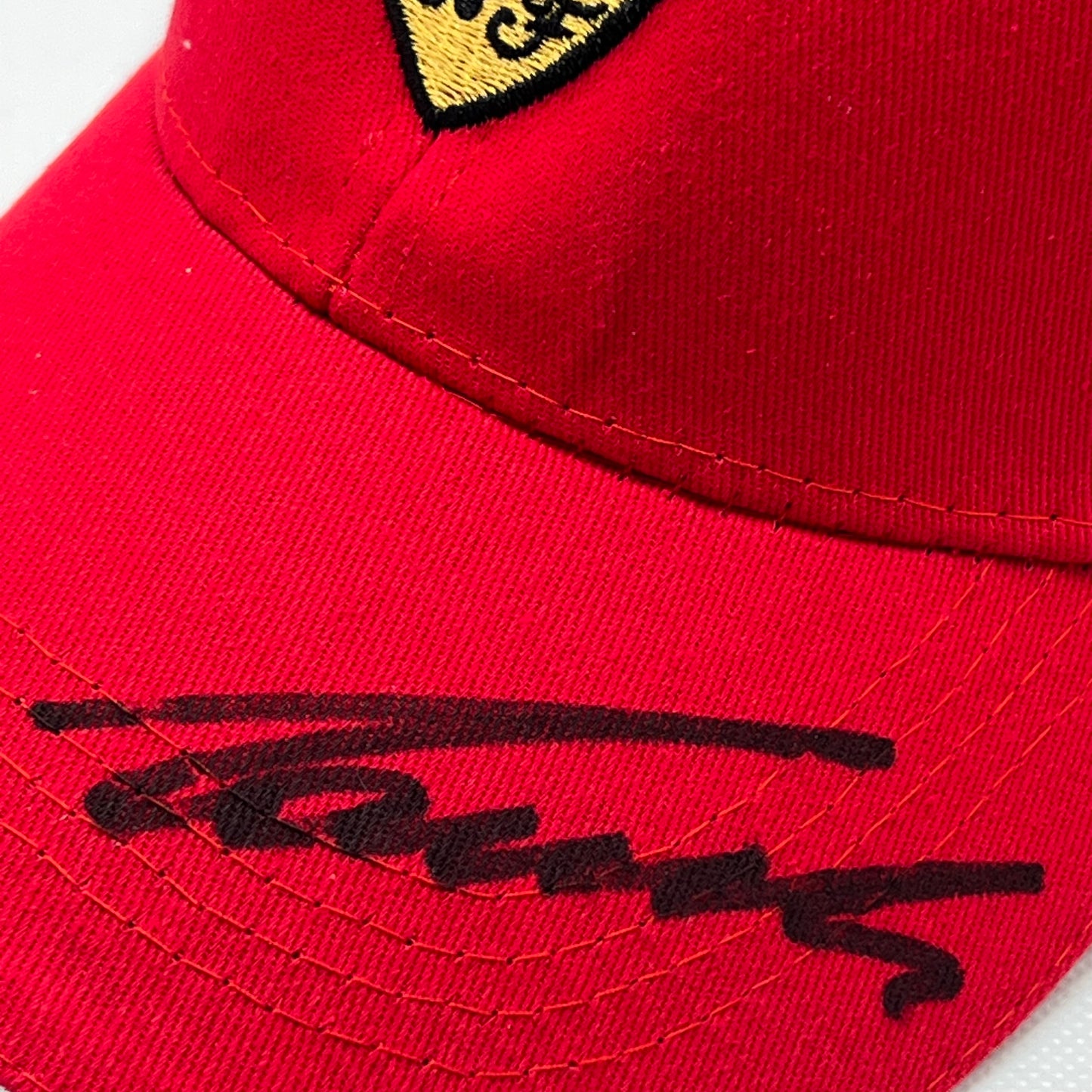 Ferrari Cap Signed By Niki Lauda (With Certificate of Authenticity)