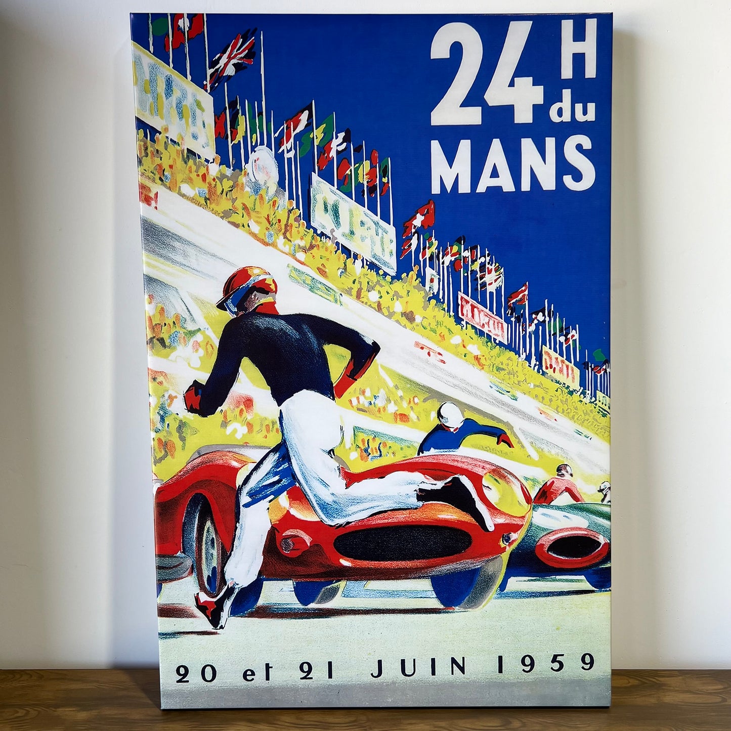 24h Le Mans (1959) Poster Canvas Print