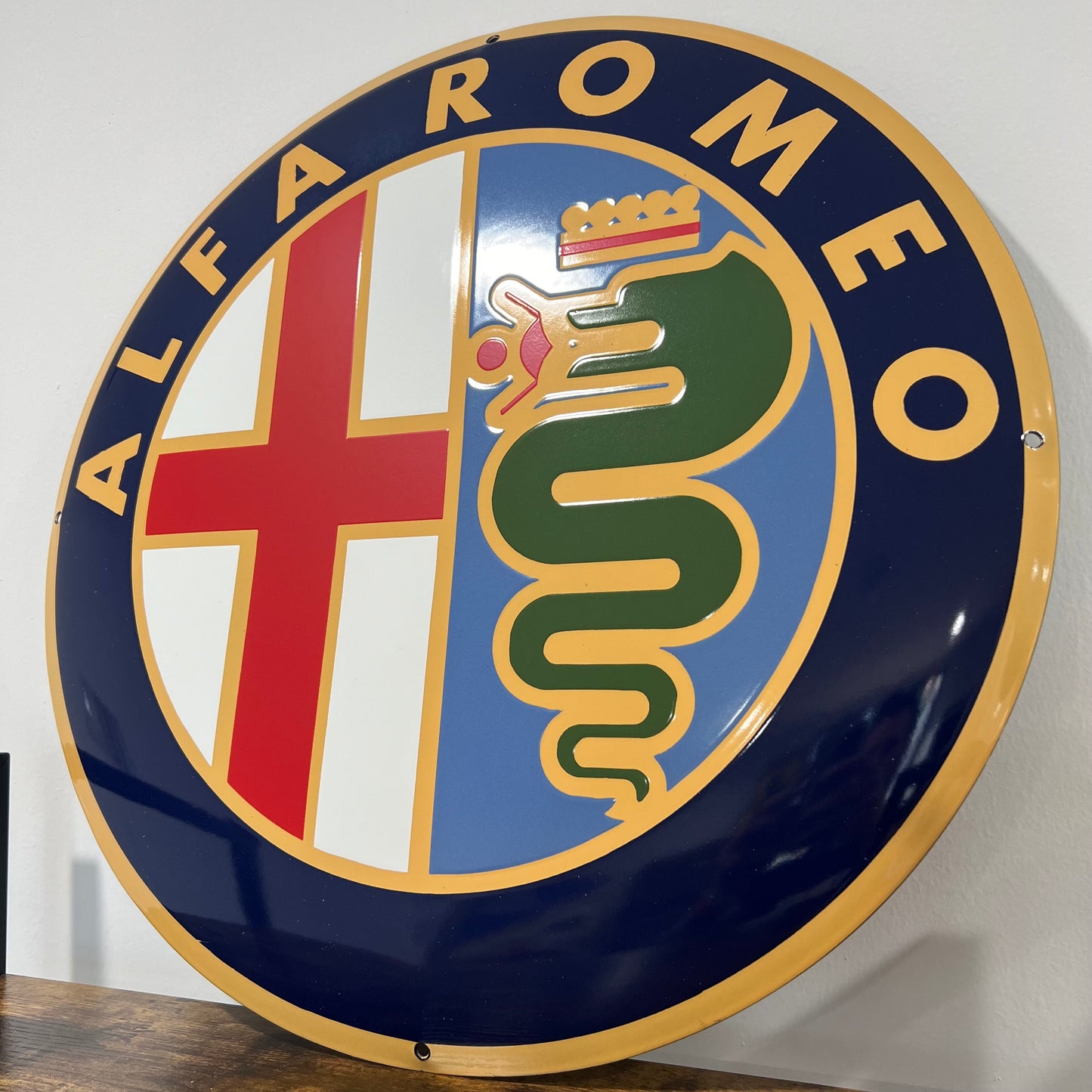 Alfa Romeo Sign - Enamel (2000s)