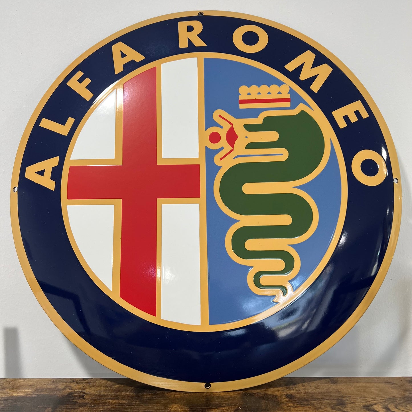 Alfa Romeo Sign - Enamel (2000s)