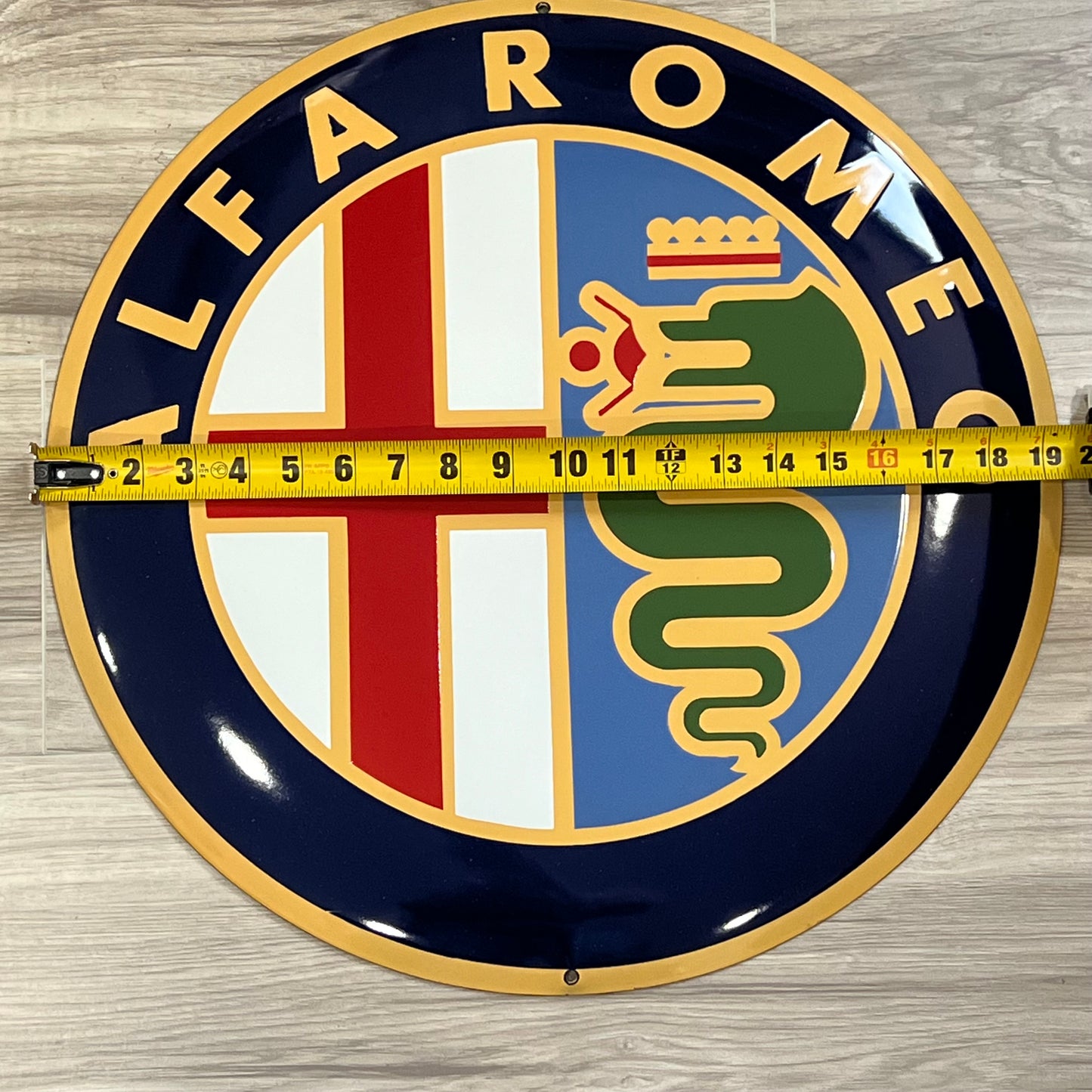 Alfa Romeo Sign - Enamel (2000s)
