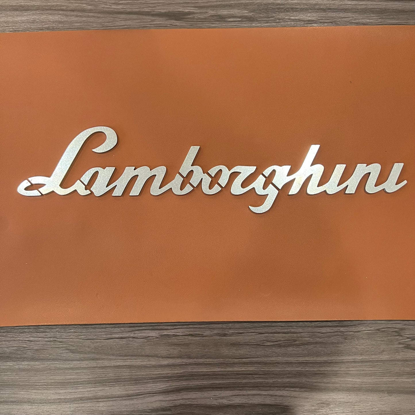 Lamborghini Script (Metal Letters)