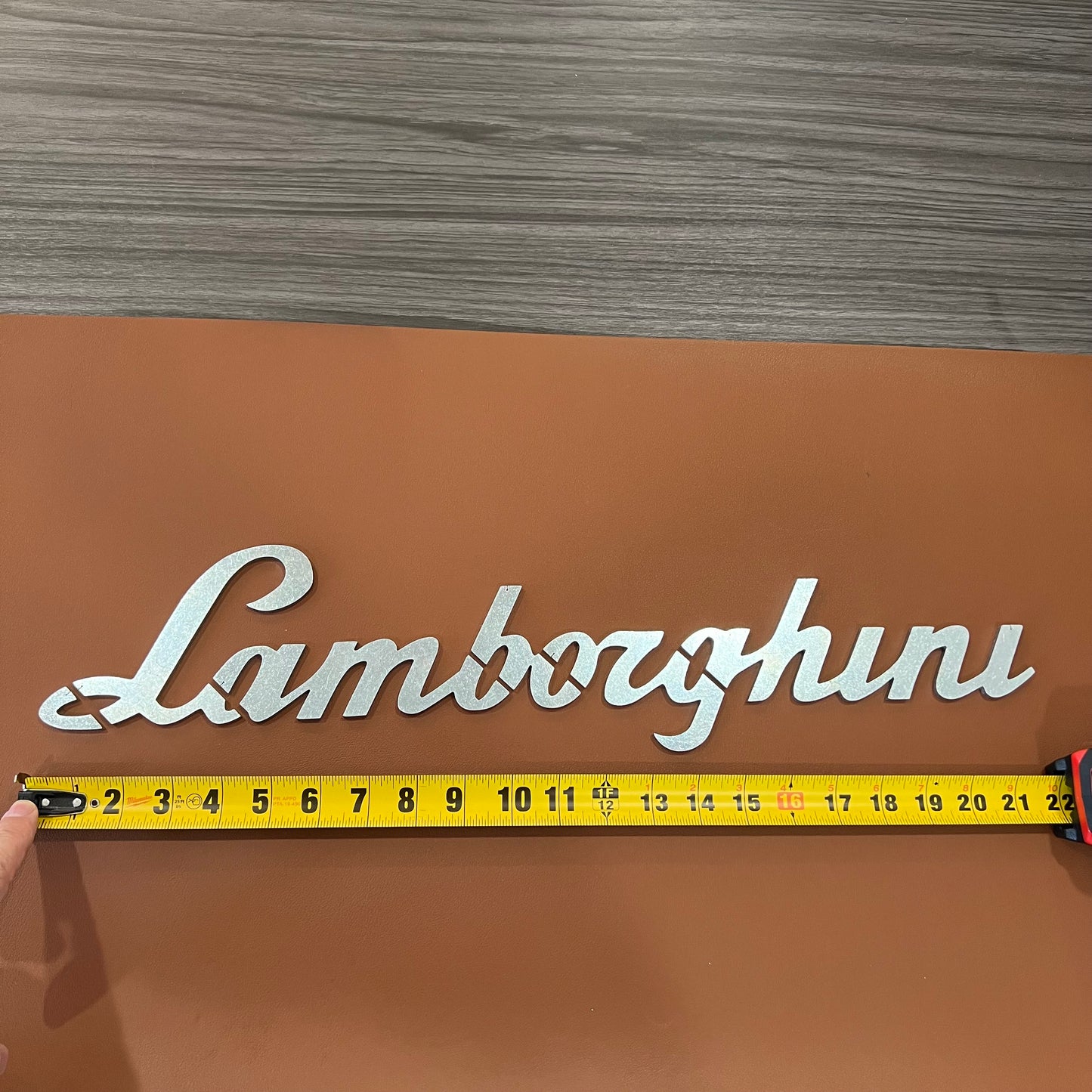 Lamborghini Script (Metal Letters)