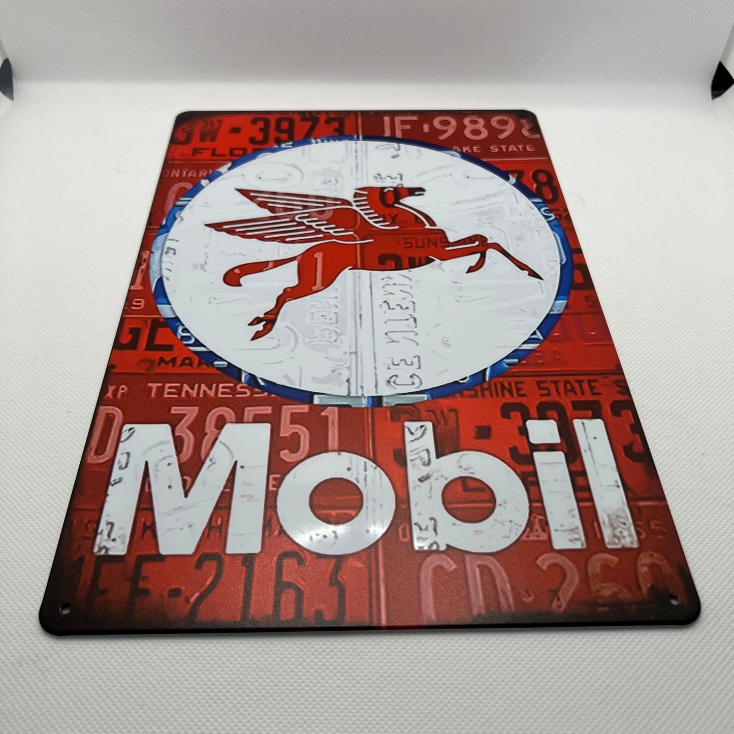 Mobil Pegasus - Metal Wall Sign (Reproduction) 12x8