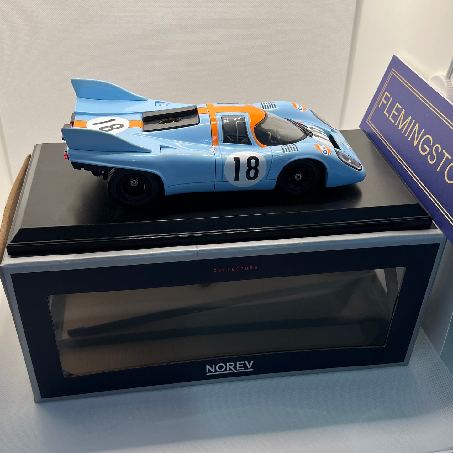 1971 Gulf Porsche 917K - Le Mans Training Session - Norev 1/18