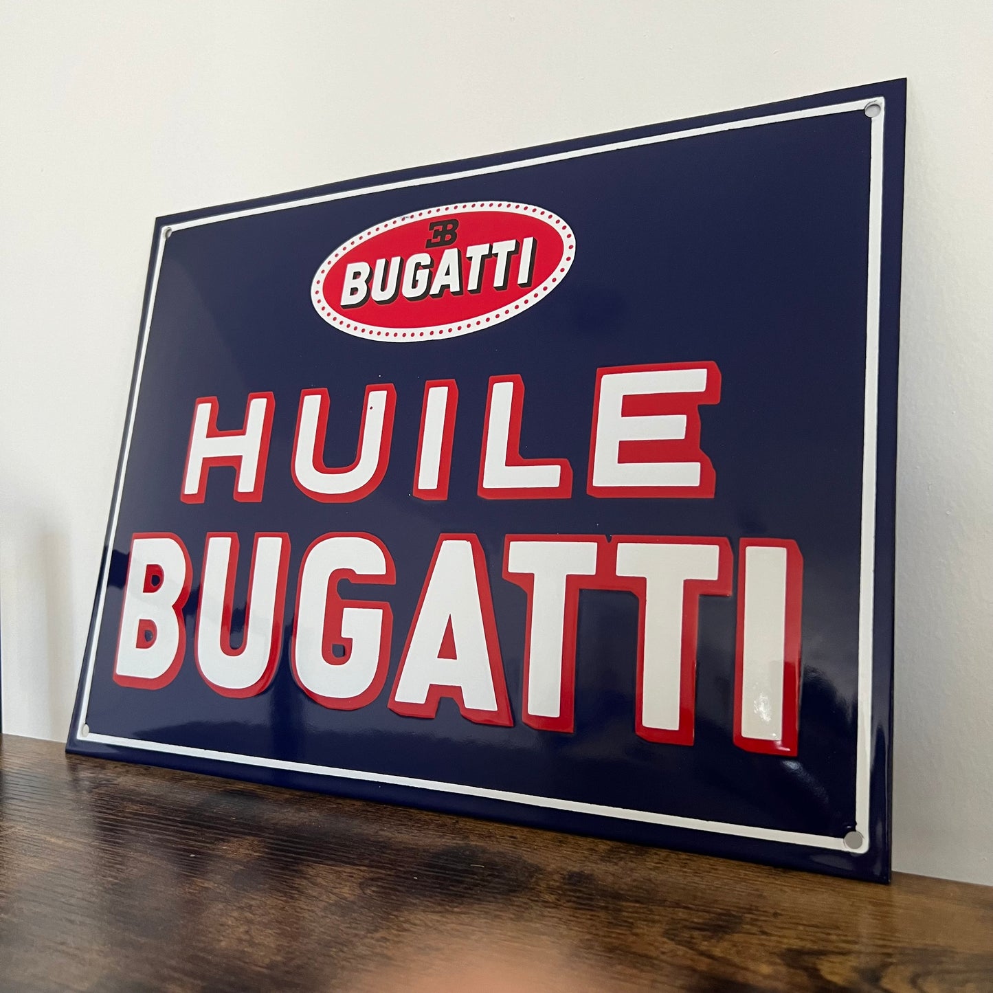 Huile Bugatti - Wall Sign