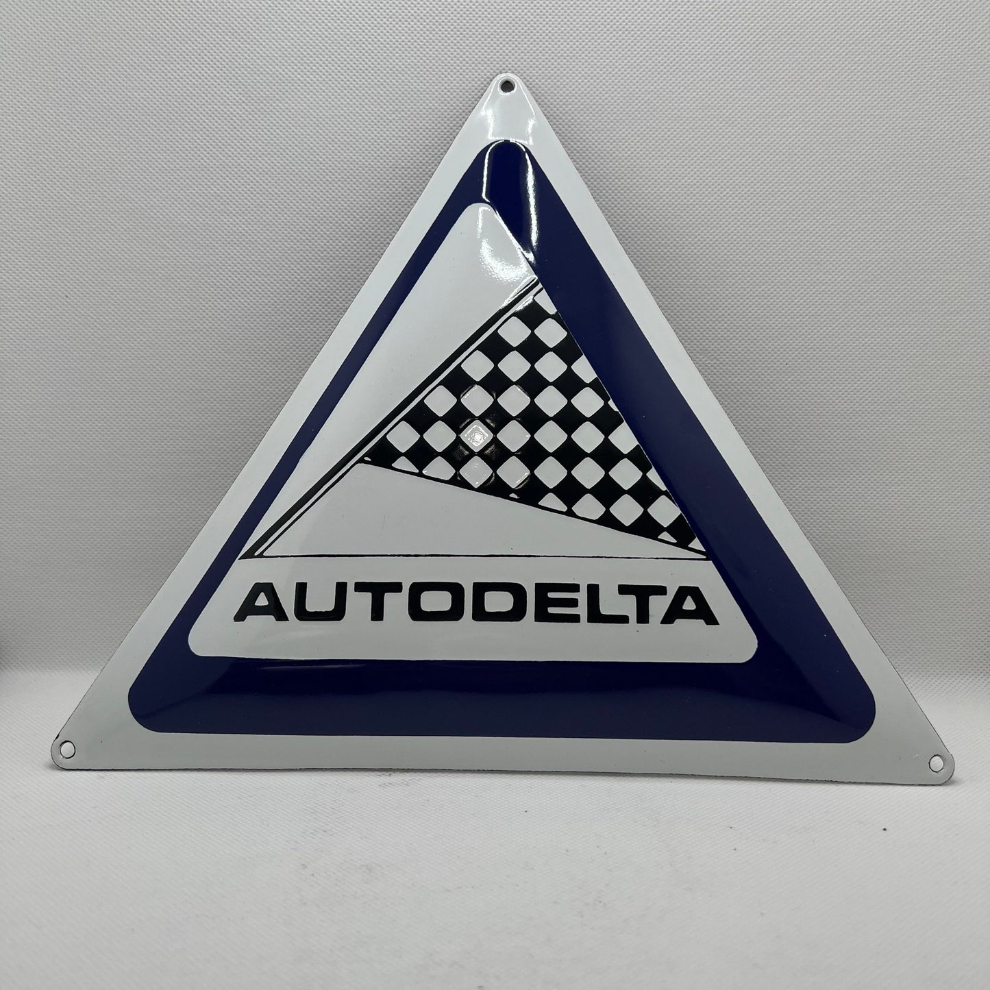 AutoDelta Enamel Sign