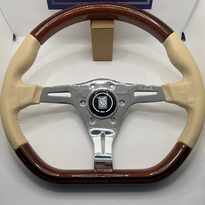 Nardi Kallista Steering Wheel - Wood and Leather (1990-2000)