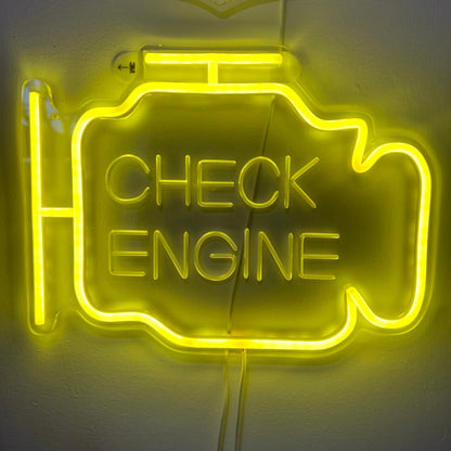 Check Engine Light - Neon Sign