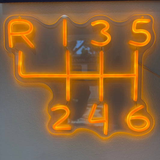 H-Pattern - Neon Sign