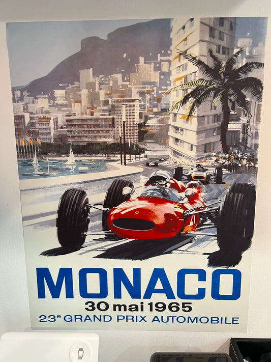 Monaco Grand Prix 1965 - Wall Decal (12x16)