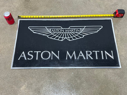 Large Aston Martin Sign (Aluminum)