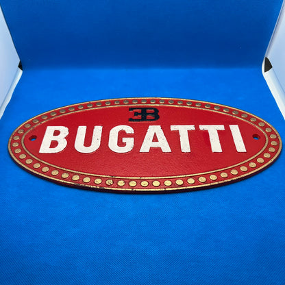 Bugatti Emblem Cast Iron (Crackle Finish)