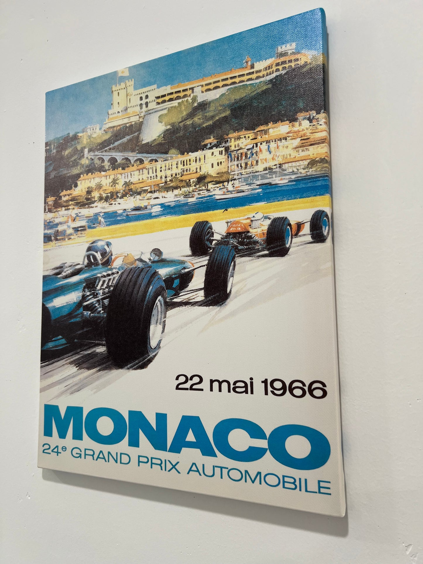 Monaco Grand Prix 1966 - Canvas Print (12x16)