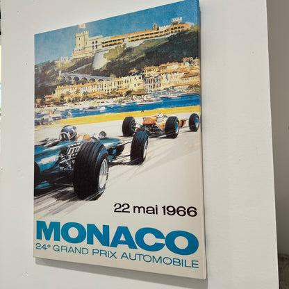Monaco Grand Prix 1966 - Canvas Print (12x16)