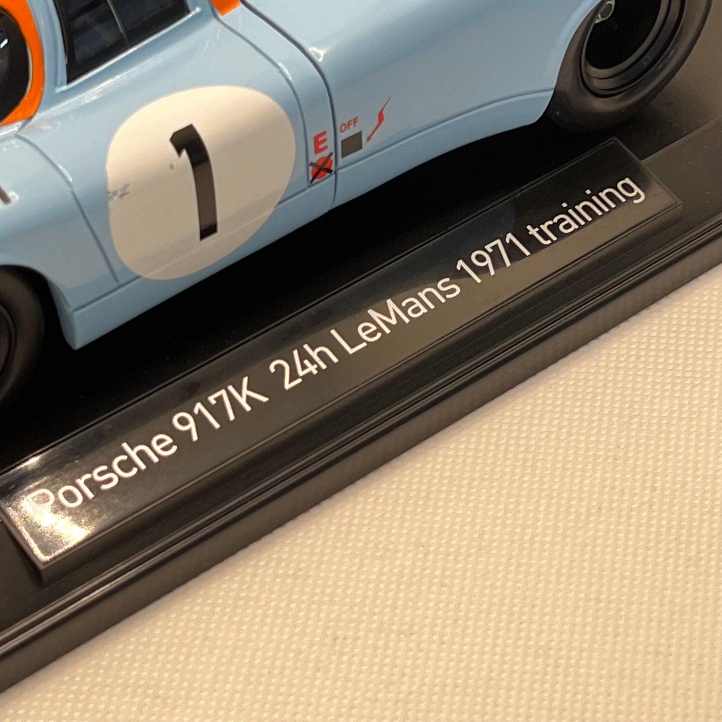 1971 Gulf Porsche 917K - Le Mans Training Session - Norev 1/18