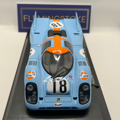 1971 Gulf Porsche 917K - Le Mans Training Session - Norev 1/18
