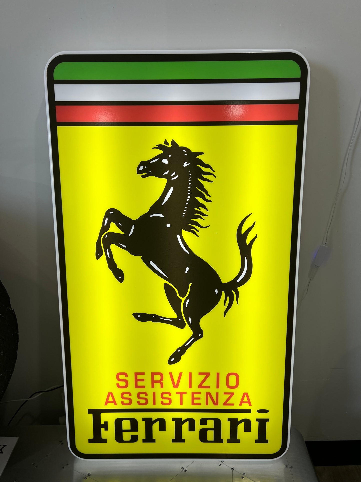 Ferrari Servizio Assistenza - Lightbox [Large - 3 Feet Tall]