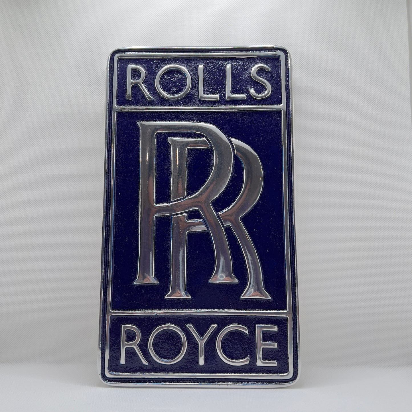 Rolls Royce Wall Sign (Blue)