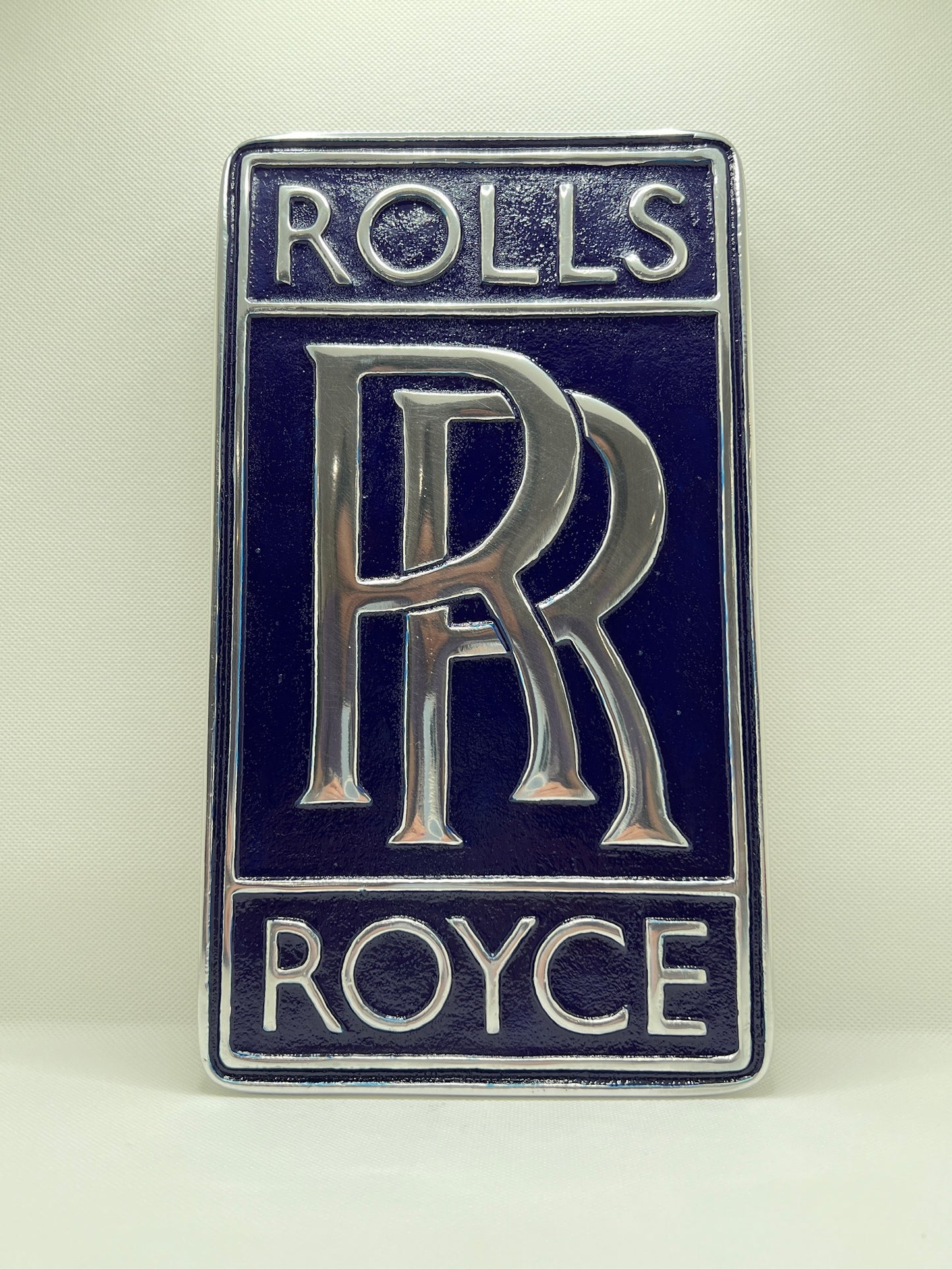 Rolls Royce Wall Sign (Blue)