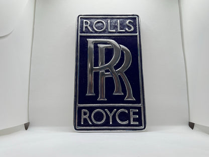 Rolls Royce Wall Sign (Blue)
